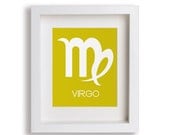 Baby's First Art Print - Virgo 8x10 - Children Decor, Nursery Wall Art, Children's Wall Art, Playroom Decor, Zodiac, Astrology, Horoscope