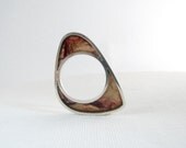 Silver and Paper Ring - The Cell - Take One