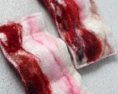 Catnip Bacon Toy Needle Felted Wool