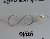 Best Friend Gifts, Sterling Silver Infinity Bracelet