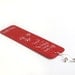 Jane Austen red bookmark, with handwritten calligraphy - Captain Wentworth's letter