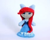 PATTERN Human Ariel Little Mermaid Princess Crochet Doll Amirugumi