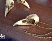 FodderCrow crow skull necklace pendant by Mortiis.M