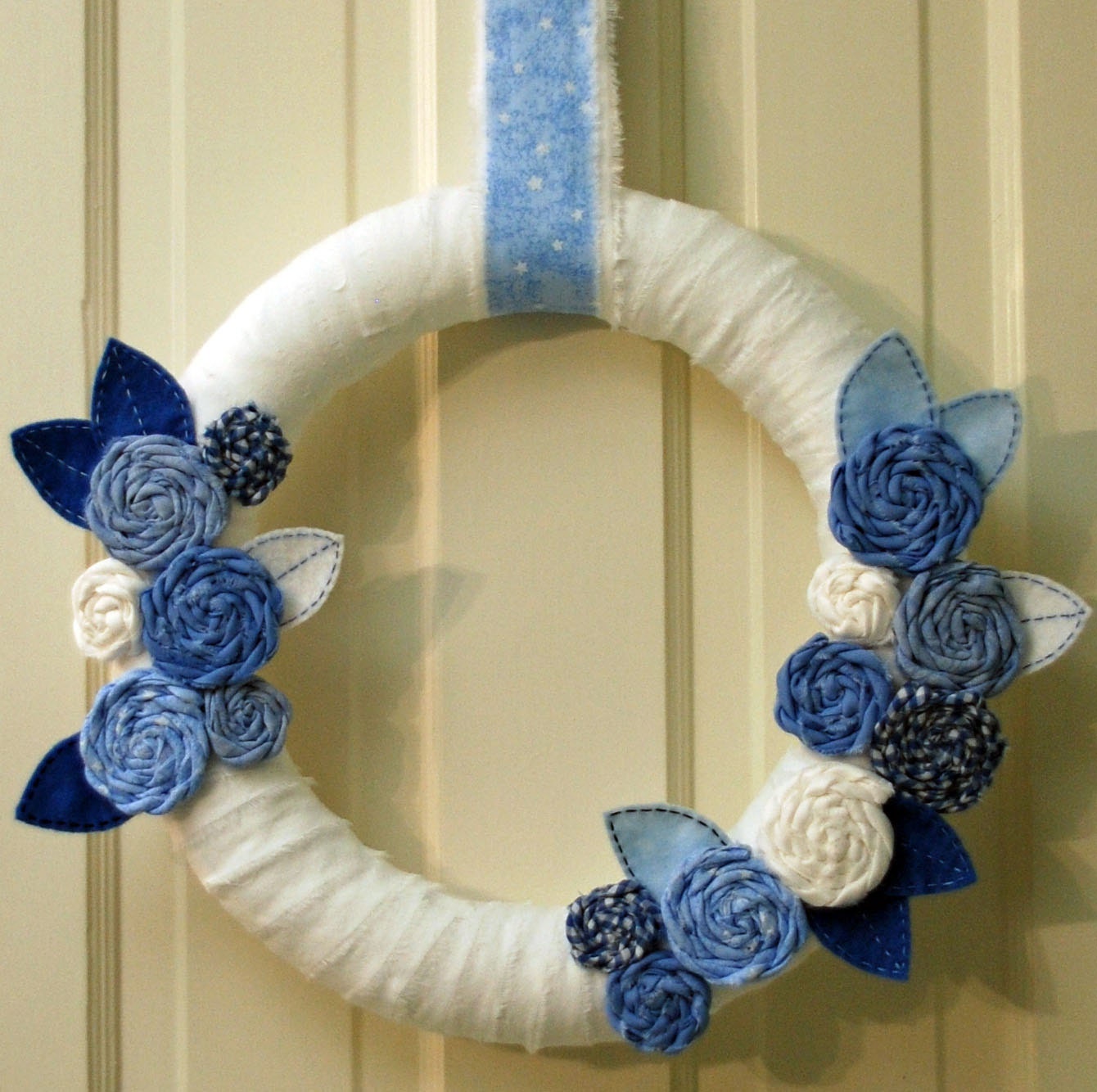 The Blues Have It Wreath