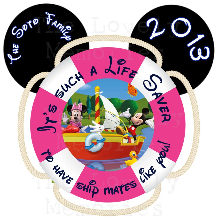 Nautical Mickey /Disney Theme Image for Magnets / Stickers- Printable DIY File (2 Designs) Il_170x135