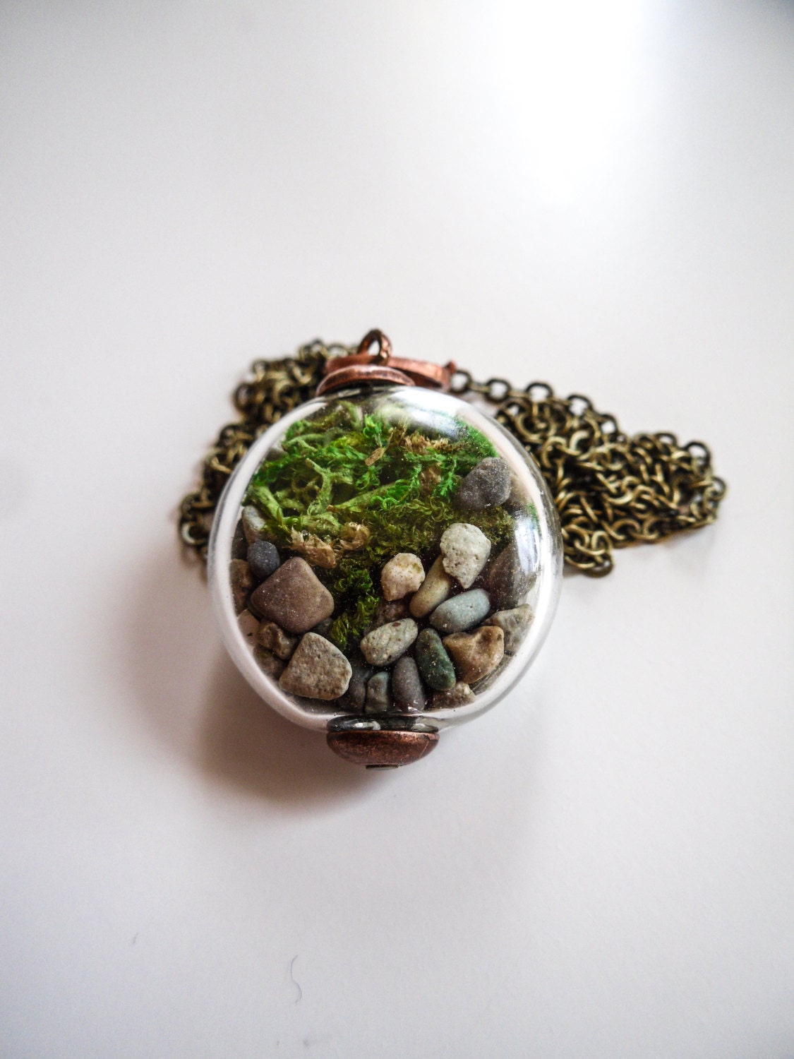Woodland Moss Terrarium Necklace