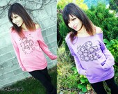 LAST ChAnCE Pre-Order Custom Sweater - Choose Your Print - Eco Fleece Organic Eco Vegan Positive - ReLove Plan.et - XS-XL