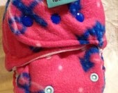 Sweet Anchors Pink and Blue Fleece Pocket Diaper
