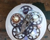 Steampunk Jewelry Box, Mermaid Steampunk Trinket Box