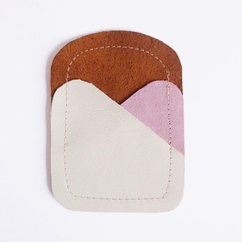 CARDHOLDER 01 / beige pink brown