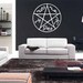 Supernatural Devil's Trap symbol wall decal PLUS two laptop decals