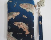 Rainbow Trout Smartphone Wristlet, Fits iPhone 5 and Smartphones up to 5.25" x 2.75"