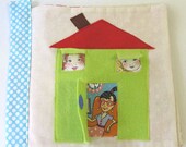 Childrens Activity Cloth Book, Quiet Book, Busy Book