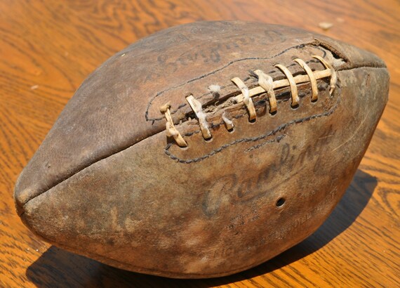 Vintage Rawlings R5 Football Leather by TumptOver on Etsy