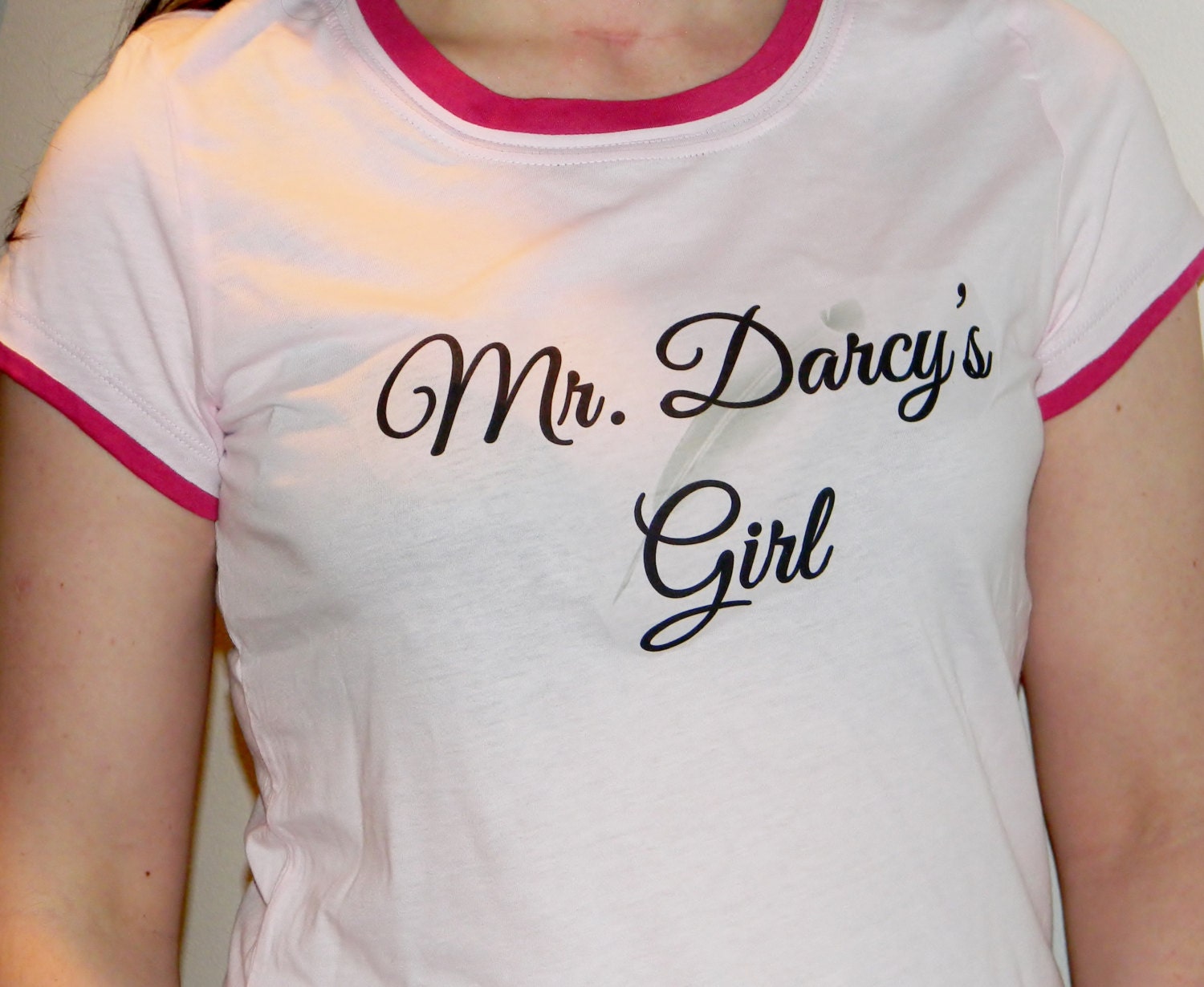 Pride And Prejudice Darcy's Girl T-Shirt. Pride And Prejudice Inspired, Choose Your Size.