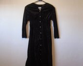 SALE: Kids 80's Velvet Maxi Dress - Rampage - Juniors Size 10 - Kids - Preteen - Tween - Bohemian - Boho - Goth - Retro - Vintage 1980s