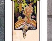 Absinthe Art Poster - 13 x 19 inches - By Indrid Cold