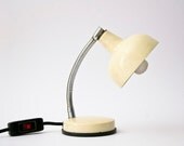 Vintage Reading Desk Lamp CREAM COLOR 1970