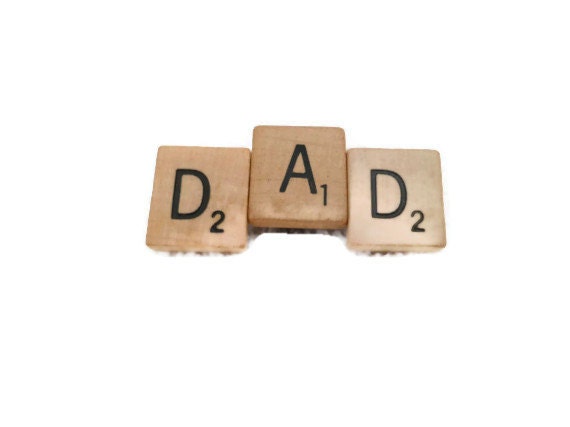 Dad Magnet - Scrabble Tiles