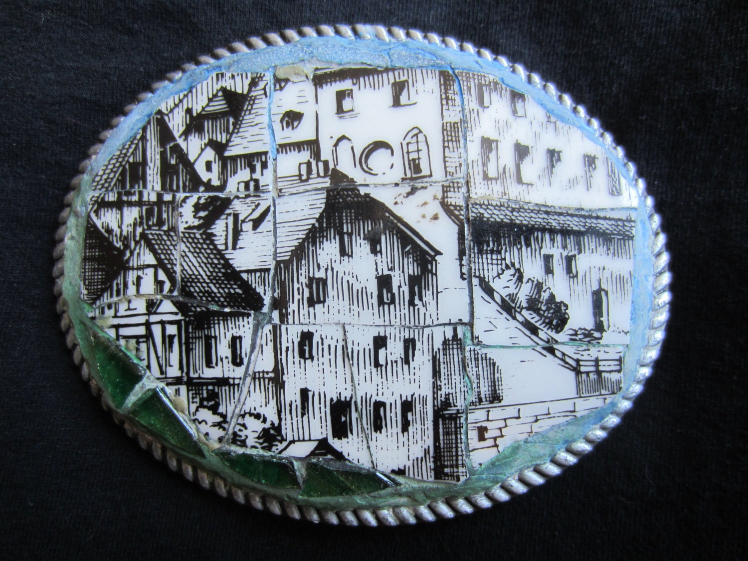 Old City Mosaic Belt Buckle