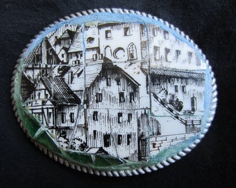 Old City Mosaic Belt Buckle