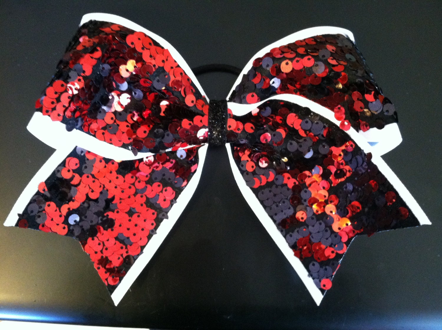 3 3 inch ribbon cheer cheerleader bow red by blingitoncheerbows