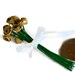 Miniture Boquet of quilled Gold 50th Anniversary Roses