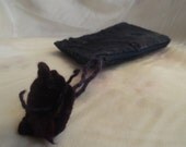 hand felted purse with zip