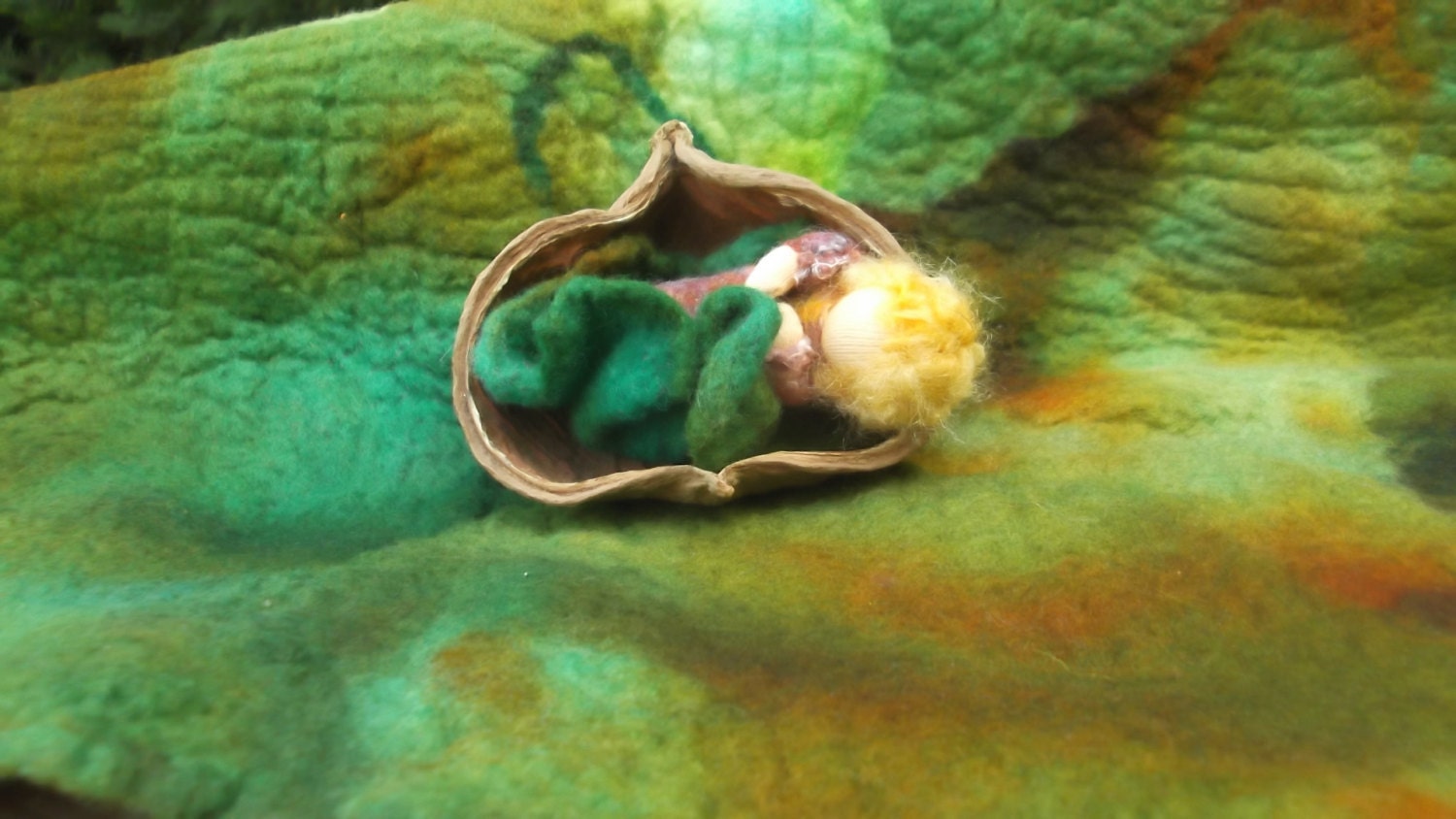 Hand made Waldorf forest fairy