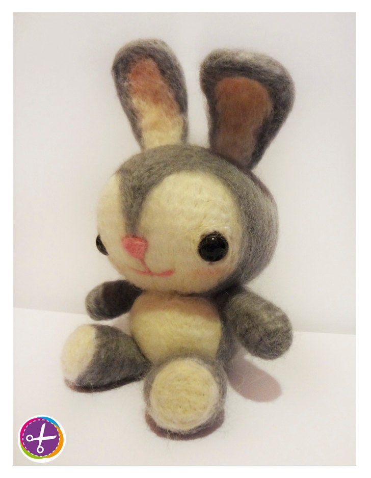 Bunny Amigurumi - Needle Felting