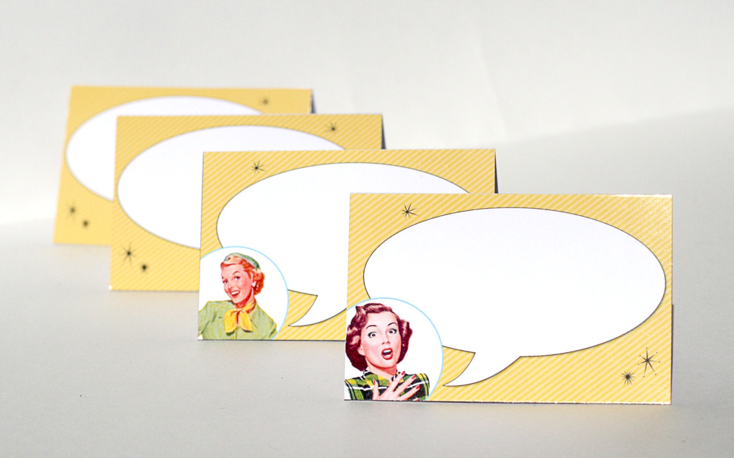 Retro Housewife Buffet Cards Printable - GOSSIP GIRLS Il_570xn