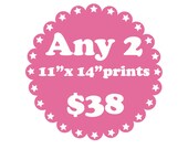 Any 2 11x14 prints for 38USD