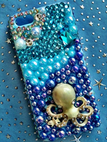Octopus ombré Under the Sea IPhone 5 Case