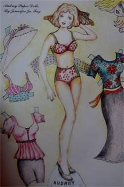 Audrey Paper Doll Set