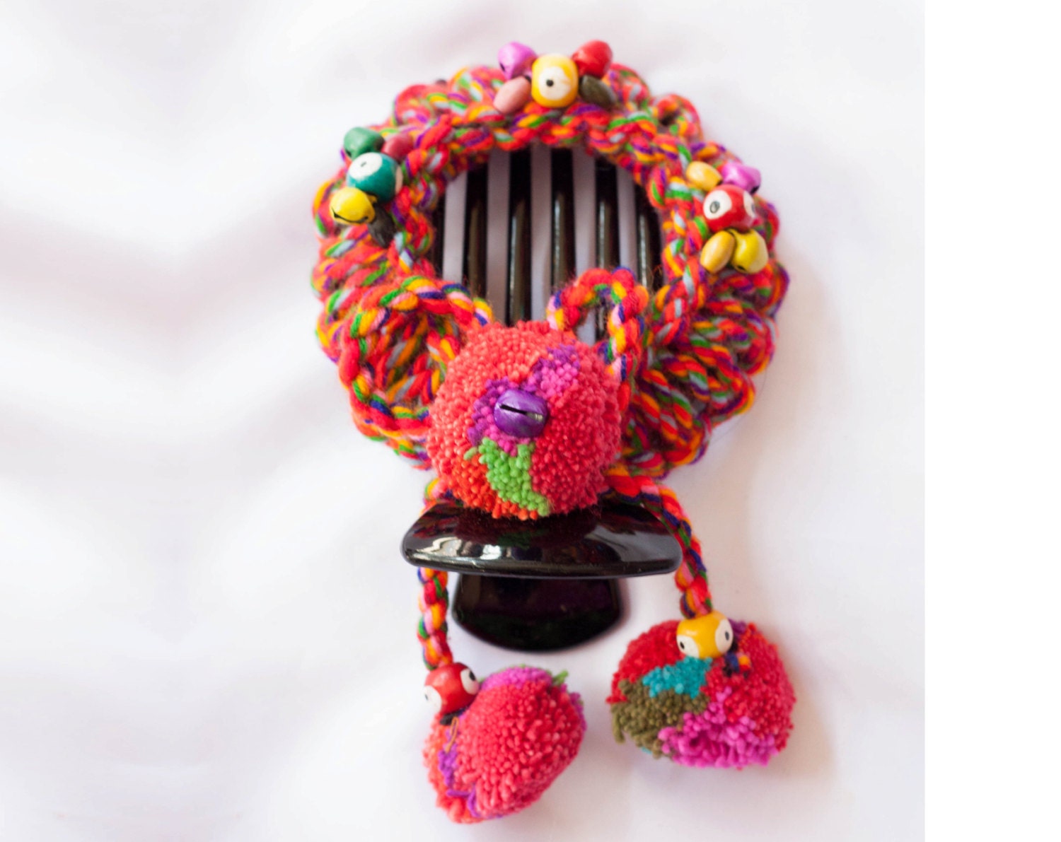 Hippie hair accessories Boho Claw Clip/Comb Gypsy Tribal Barrette Ethnic style