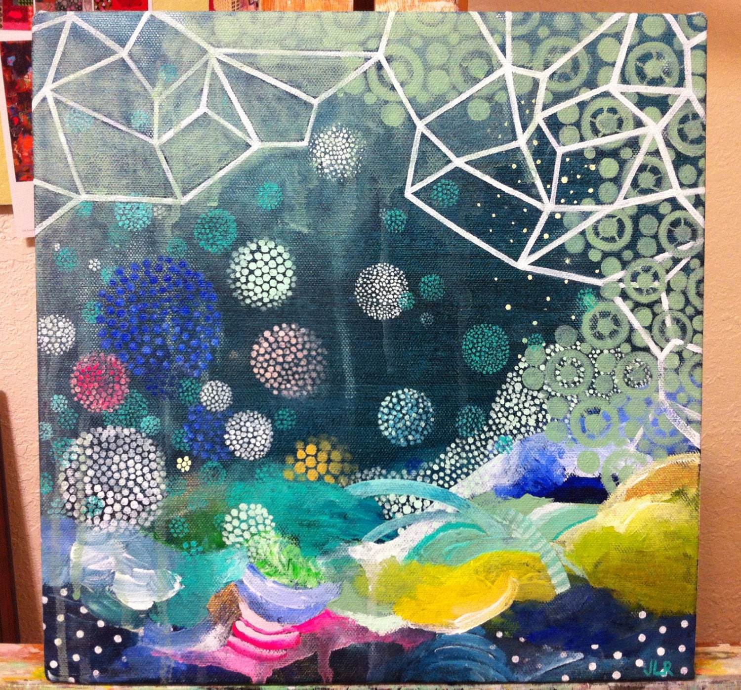 CUSTOM 12"X12" PAINTING.