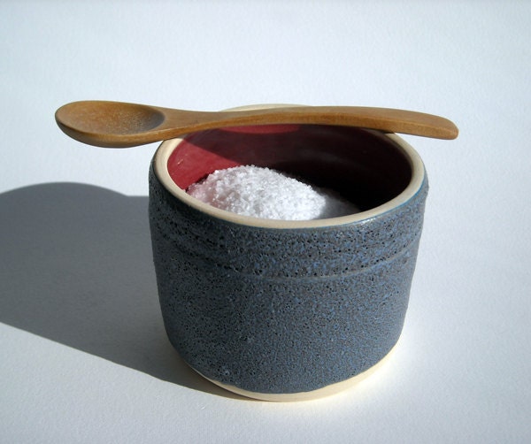 Saltcellar in Blue Lava Glaze