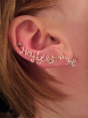 Hey Listen- Ear cuff  w/ Navi charm