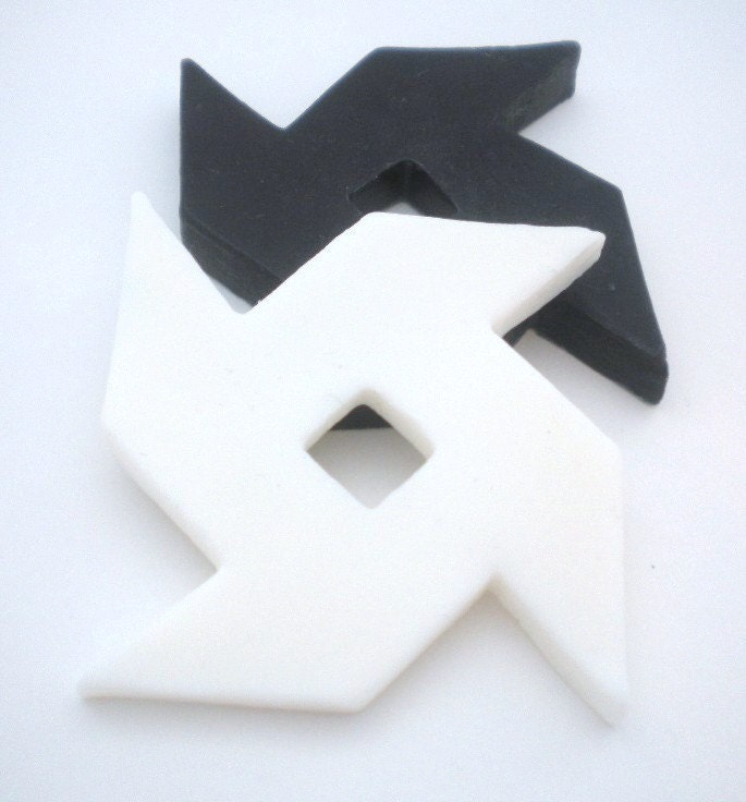 Soap - Ninja Throwing Star Novelty Soap - Set of 2