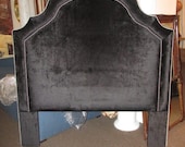 Queen size custom headboard with nailheads