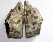 Digital Cami Booties - Tan - Size 0-6 months - Boy