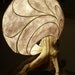 Custom Lamp: Elegant and Rustic Lightsculpture (lamp) with Driftwood base