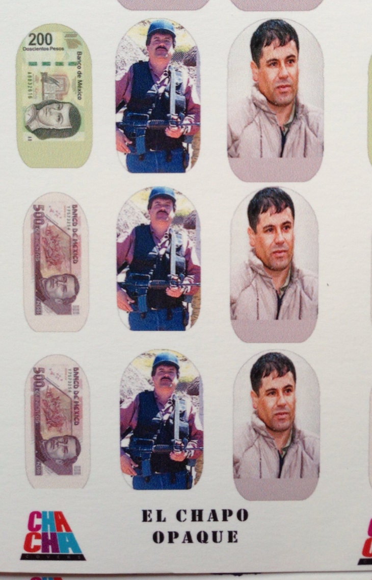 EL CHAPO Nail Art Decals
