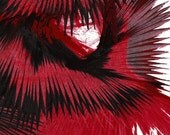 Spring Sale - Original Abstract Painting - Modern Wall Art - Crimson Red and Black - Posession Of The Om -  Modern Abstract Expressionism -