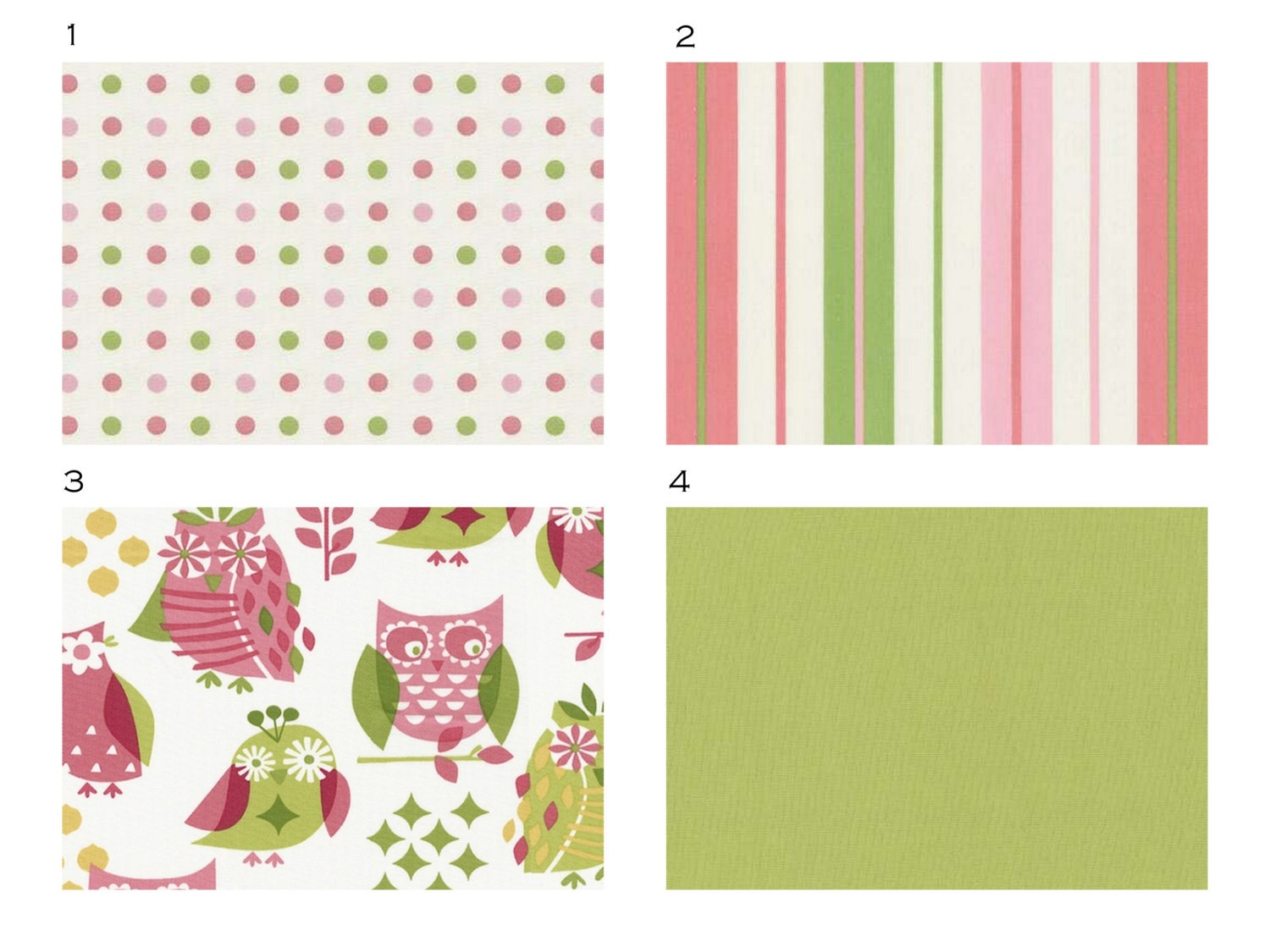 Twin or full size bedding set in Carousel Designs' Pink & Lime