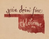 Oklahoma print