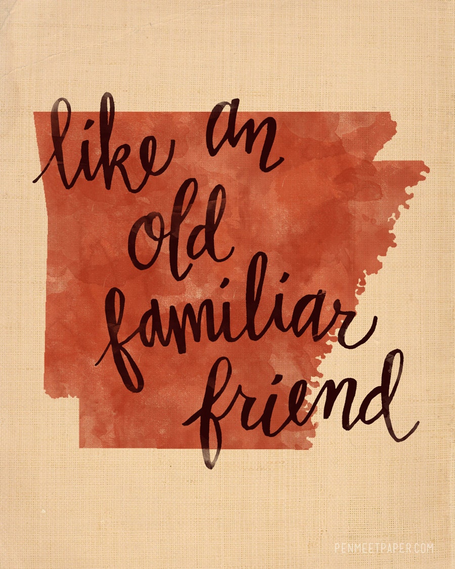 Arkansas print