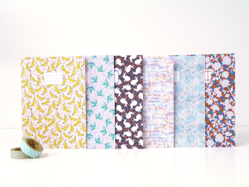 Set of 6 notebooks - Lot de 6 cahiers