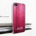 silvery iphone 4 case iphone 4s case iphone 4 cover pink wood texture pink style unique Iphone case design