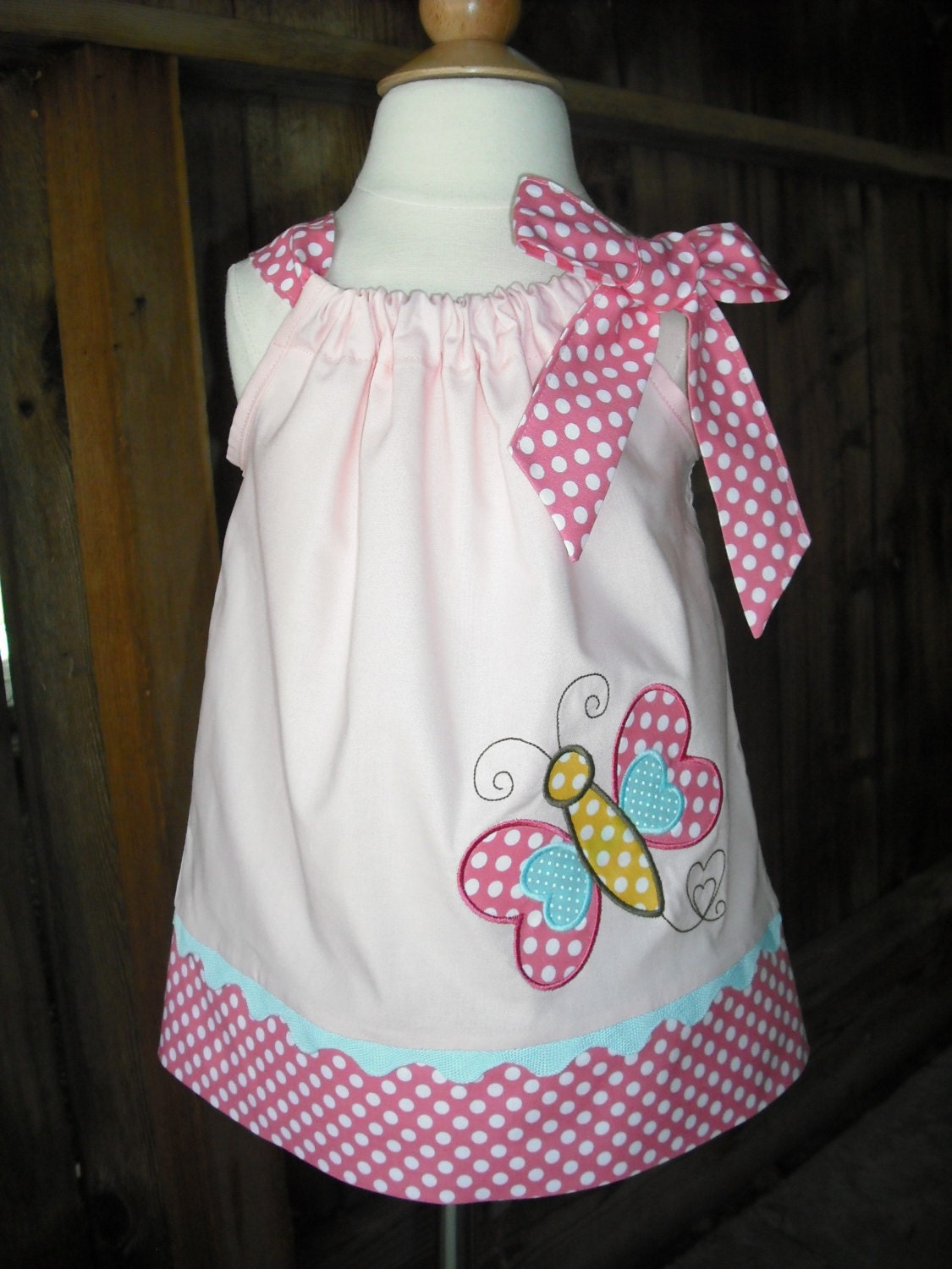 Beautiful Butterfly Pillowcase Dress